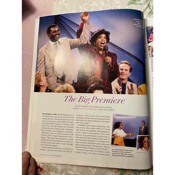 Oprah Winfrey Show 25 Years Commemorative Edition Magazine Format Booklet EUC - Picture 6 of 16